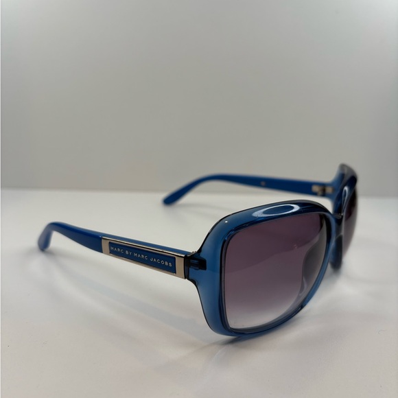 MARC JACOBS MMJ 370/S CLZ JJ 58•16•125 MARC JACOBS Blue Oversized Sunglasses - Picture 3 of 16